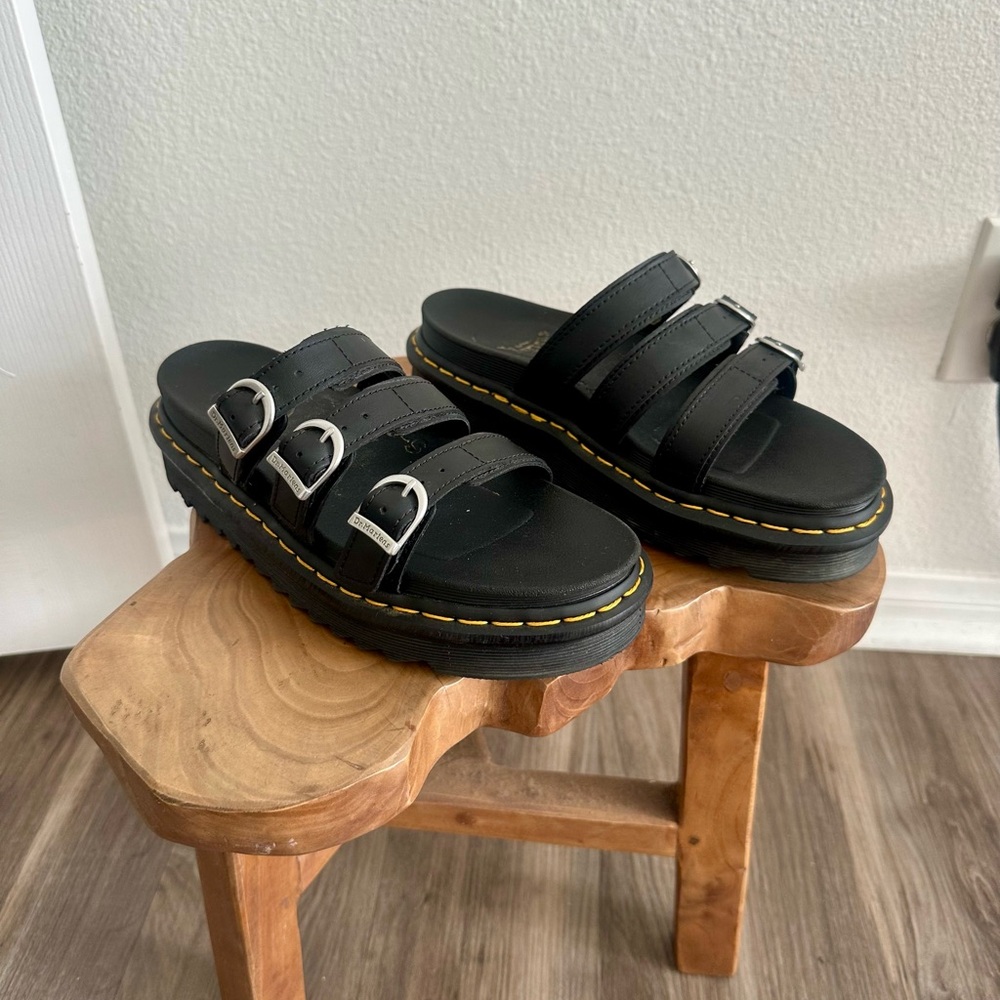 black doc marten blaire sandals